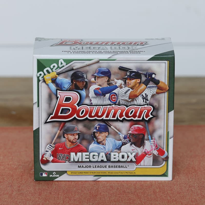 24 MLB Bowman Baseball Mega Box Cards - Cracker Barrel