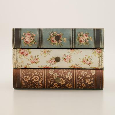Decorative Book Trinket Box with Drawers