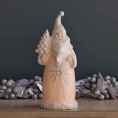 LED Ceramic Santa