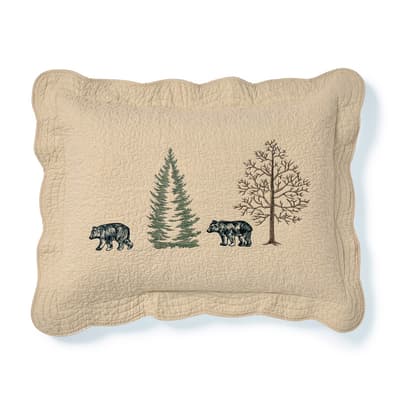 Bear Creek Quilted Standard Sham by Donna Sharp
