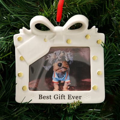 Best Gift Ever Photo Frame Ornament