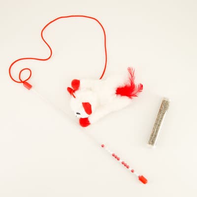 Lambchop Wand with Refillable Catnip