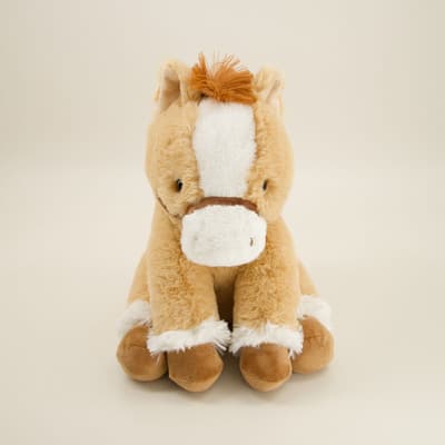Seated Horse Medium Plush with Halter