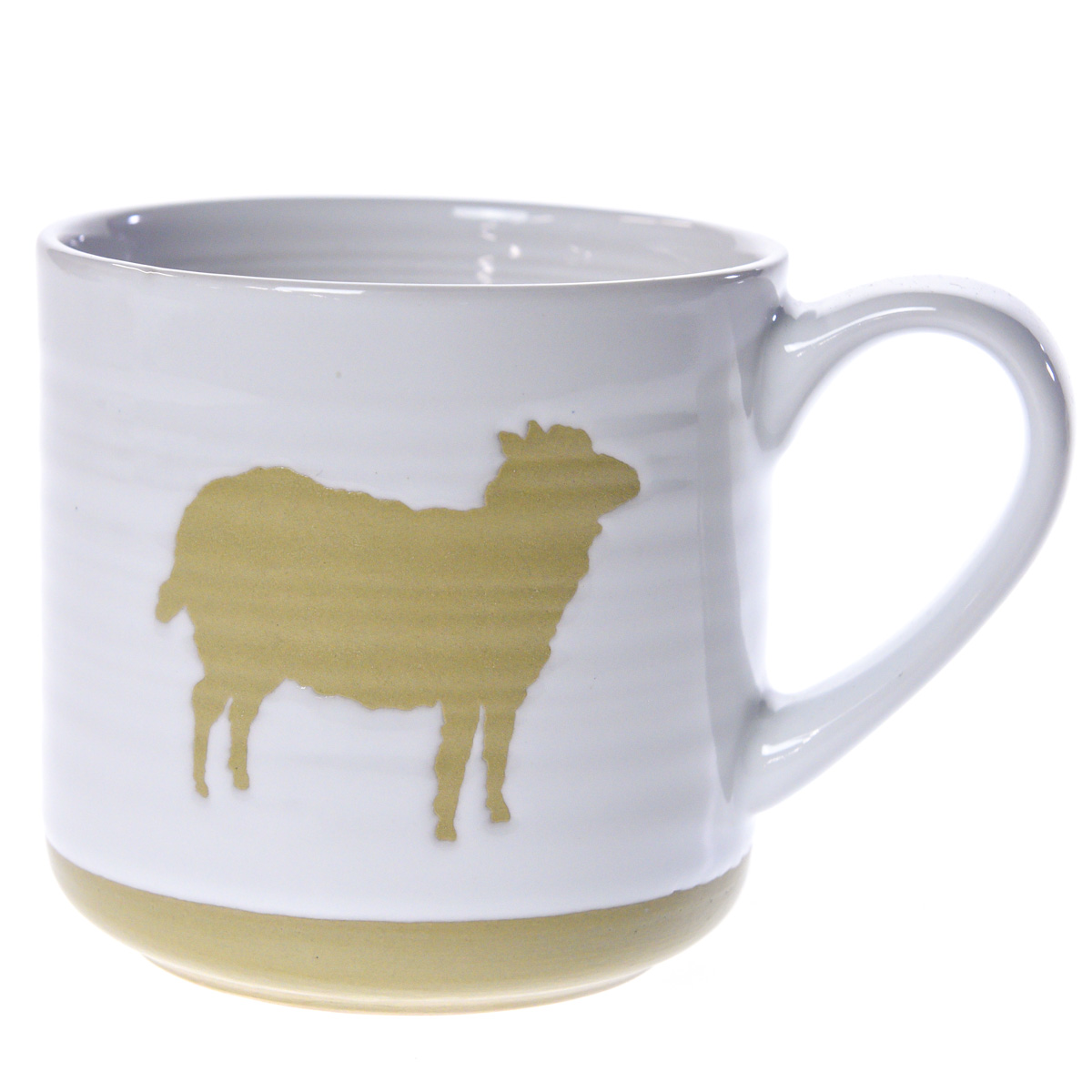 Stoneware Farmhouse Mug Sheep Cracker Barrel 0128