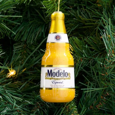 Modelo Amber Bottle Ornament
