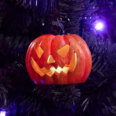 LED Jack-O-Lantern Ornament