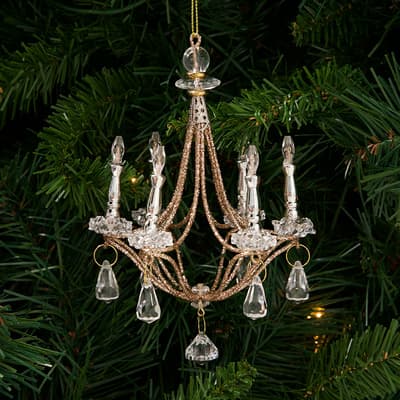 Glitter Chandelier Ornament