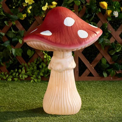 Red Mushroom with Dots Blow Mold