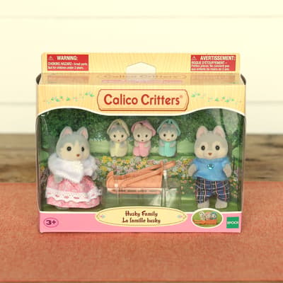 Calico Critters Husky Family