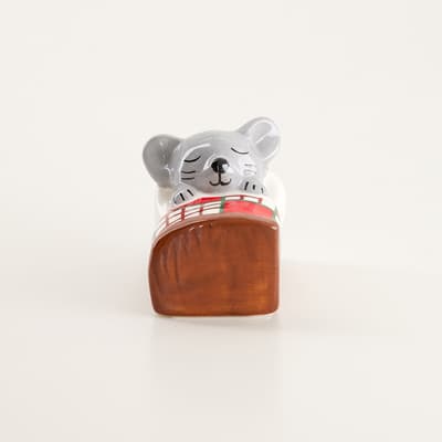 Sleeping Mouse Mini Salt Shaker