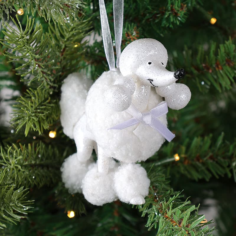 Poodle hotsell christmas ornaments