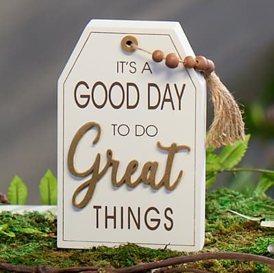 Good Day Block Sign