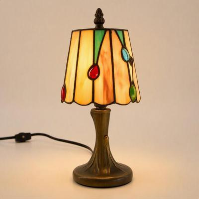 Stained Glass Mini Teardrop Lamp