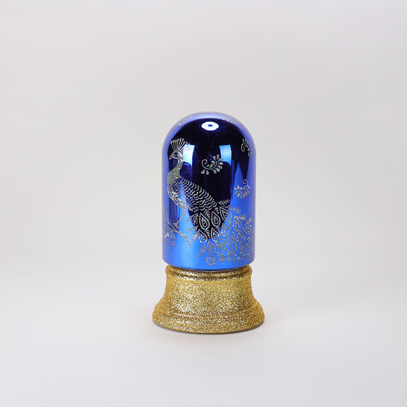 Brand New Peacock sale Glitter Globe