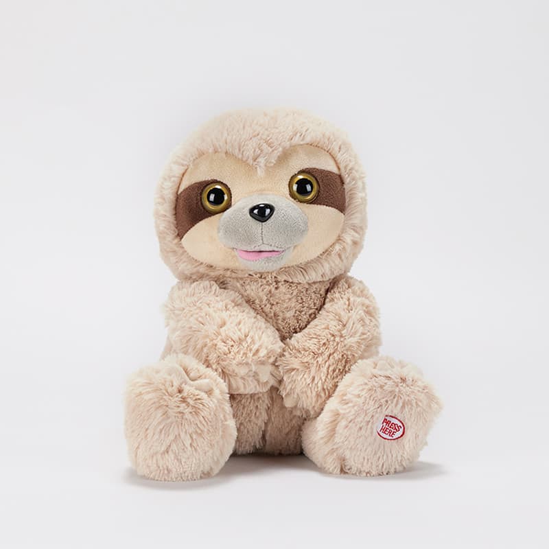 Talk Back Sloth Talking Plush Toy