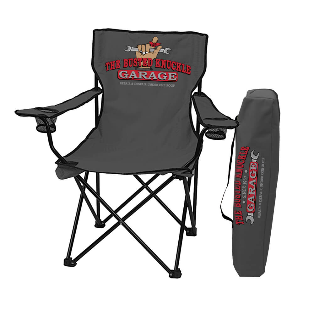 Busted Knuckle Garage Portable Folding Chair