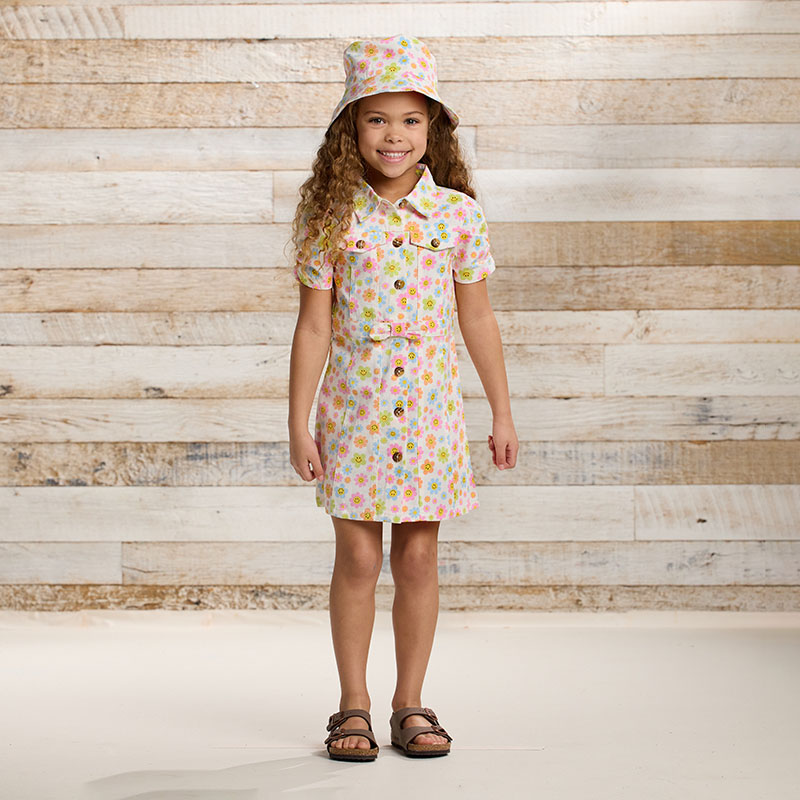 Minti - Sketched Pineapple Dress – Fox in Sox Kids