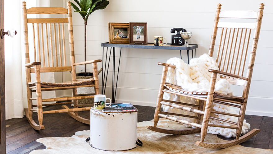 Indoor Wooden Rocking Chairs