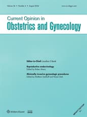 Current Opinion in Obstetrics and Gynecology Online