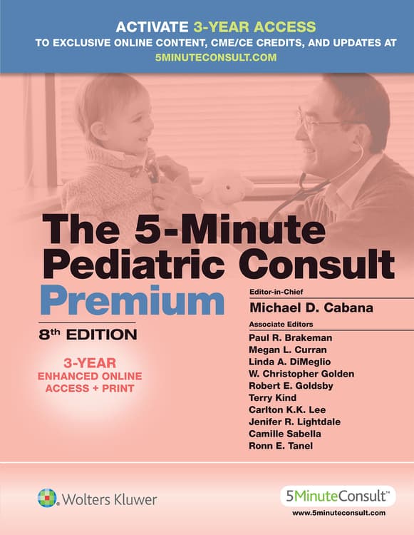 5-Minute Pediatric Consult Premium