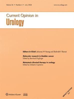 Current Opinion in Urology Online