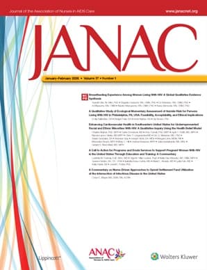 Journal of the Association of Nurses in AIDS Care Online