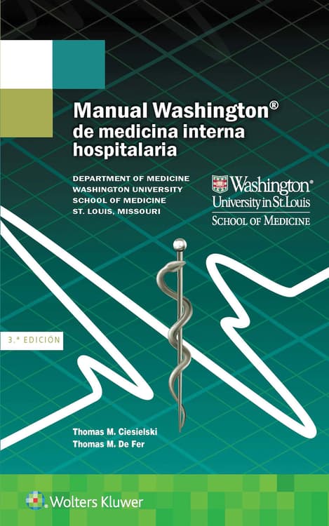 Manual Washington de medicina interna hospitalaria