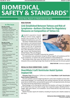 Biomedical Safety & Standards Online