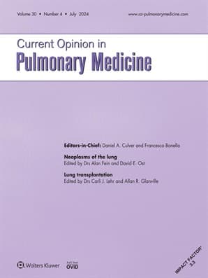 Current Opinion in Pulmonary Medicine