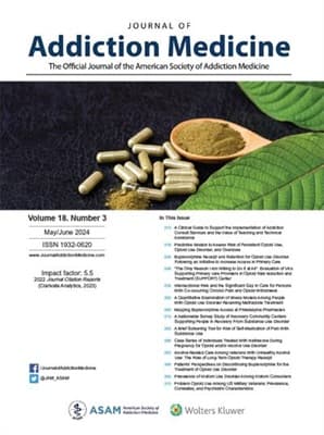 Journal of Addiction Medicine