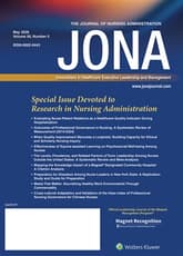 Journal of Nursing Administration (JONA)