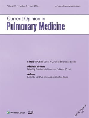 Current Opinion in Pulmonary Medicine Online