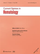 Current Opinion in Hematology Online