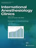 International Anesthesiology Clinics