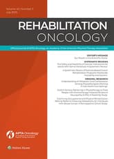 Rehabilitation Oncology Online