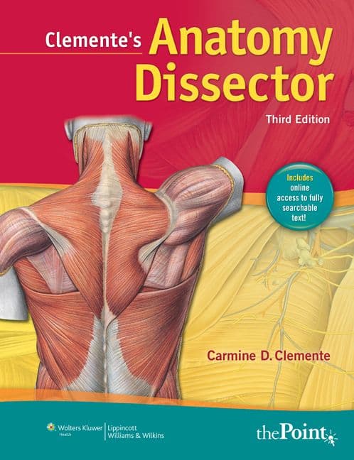 VitalSource e-Book for Clemente's Anatomy Dissector