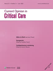 Current Opinion in Critical Care Online