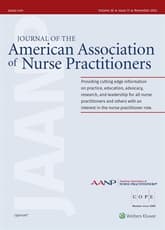 Journal of the American Association of Nurse Practitioners