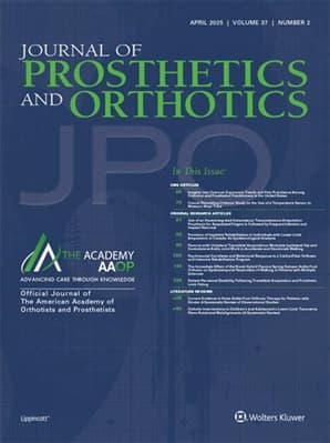 Journal of Prosthetics and Orthotics Online