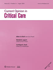 Current Opinion in Critical Care Online