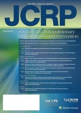 Journal of Cardiopulmonary Rehabilitation and Prevention (JCRP): Research and Advances in Cardiovascular and Pulmonary Prevention and Rehabilitation