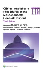 Clinical Anesthesia Procedures of the Massachusetts General Hospital