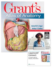 Grant's Atlas of Anatomy 15e Lippincott Connect Print Book and Digital Access Card Package