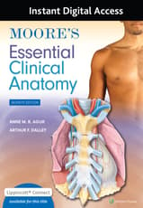 Moore's Essential Clinical Anatomy 7e Lippincott Connect Instant Digital Access