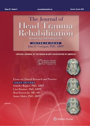 Journal of Head Trauma Rehabilitation Online