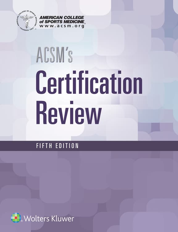 ACSM's Certification Review