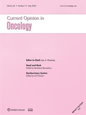 Current Opinion in Oncology Online