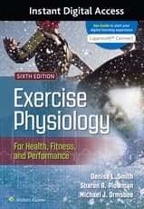 Exercise Physiology for Health Fitness and Performance 6e Lippincott Connect Instant Digital Access