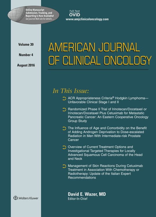 American Journal of Clinical Oncology