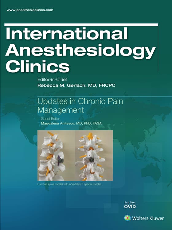 International Anesthesiology Clinics